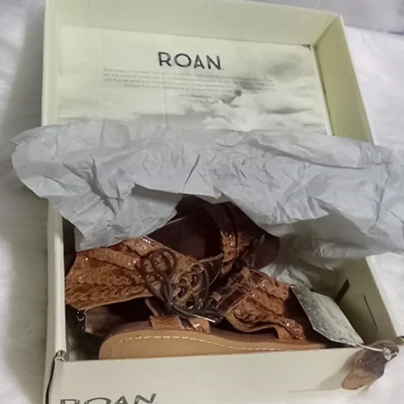 NWT Roan By Bed Stu Women's Sz.5W Leather Poppy Gladiator Sandals (X9 CRATE) - Picture 11 of 11